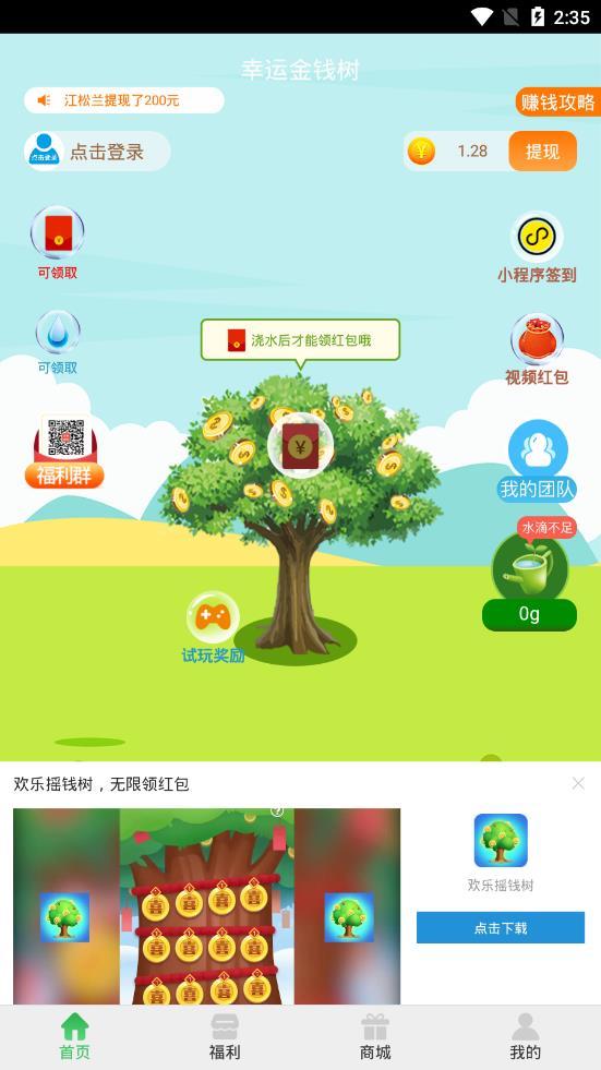幸运金钱树