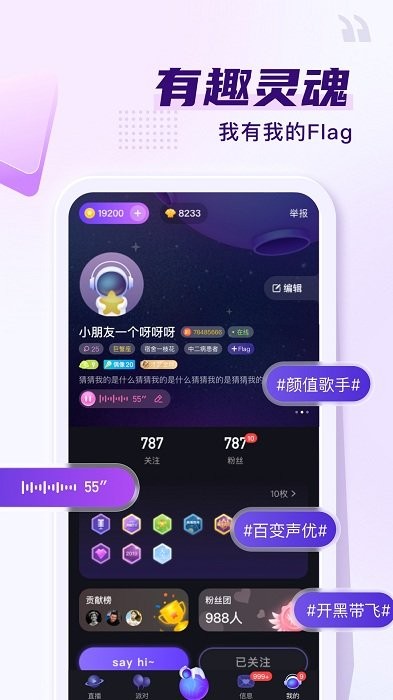 flag语音交友
