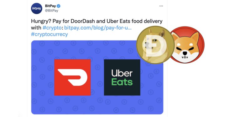 UberEats现可通过BitPay使用比特币