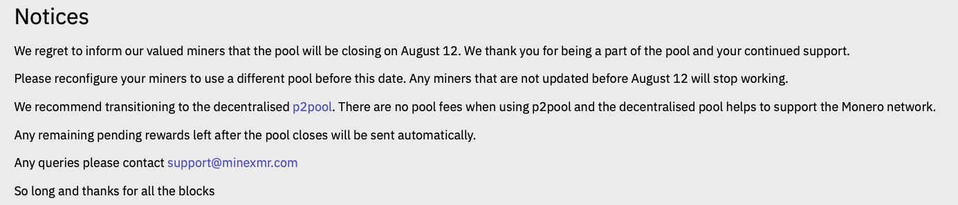 官方建议矿工转移至p2pool