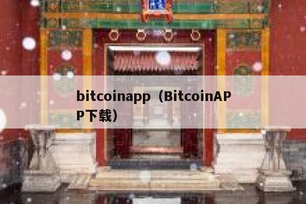 bitcoinapp（BitcoinAPP下载） 第1张