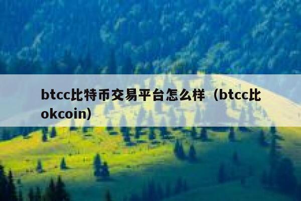 btcc比特币交易平台怎么样(btcc比okcoin) 第1张 btcc比特币交易平台怎么样(btcc比okcoin) 第1张