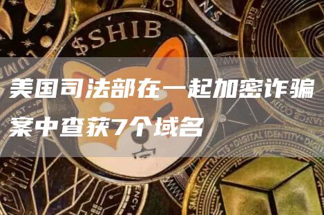 美国司法部在一起加密诈骗案中查获7个域名1