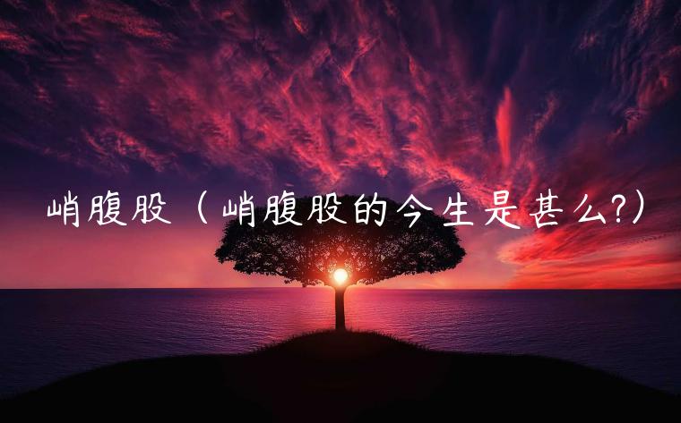 峭腹股(峭腹股的今生是甚么?) 峭腹股(峭腹股的今生是甚么?)