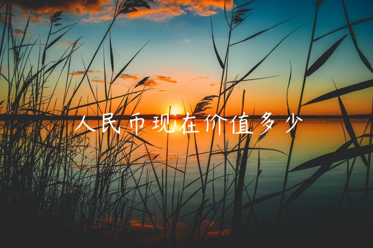 人民币现在价值多少 人民币现在价值多少