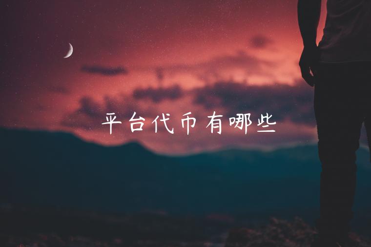 平台代币有哪些 平台代币有哪些