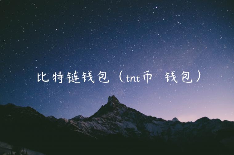 比特链钱包(tnt币 钱包) 比特链钱包(tnt币 钱包)