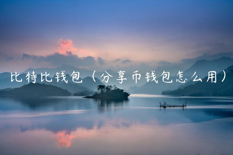 比特比钱包(分享币钱包怎么用) 比特比钱包(分享币钱包怎么用)