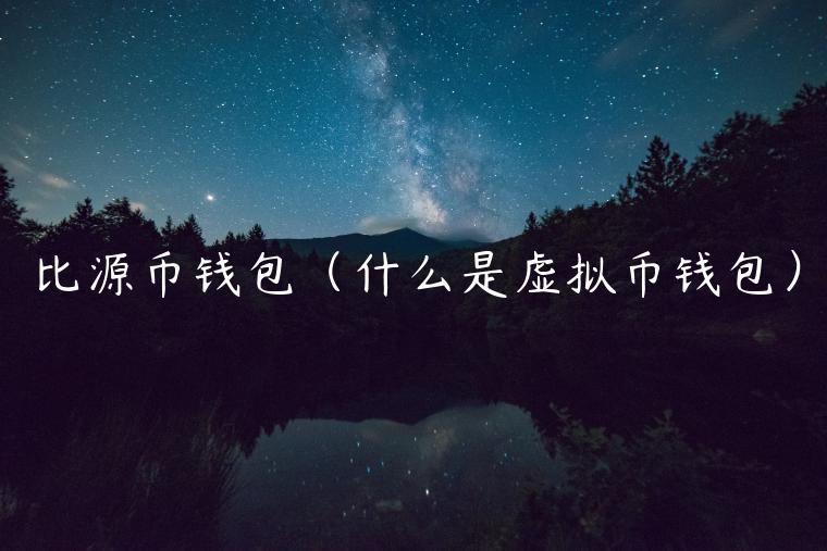 比源币钱包(什么是虚拟币钱包) 比源币钱包(什么是虚拟币钱包)