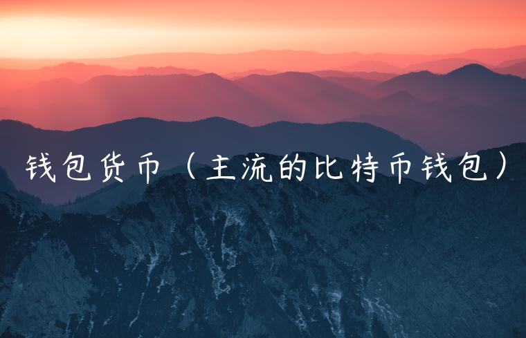 钱包货币(主流的比特币钱包) 钱包货币(主流的比特币钱包)