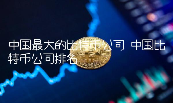 中国最大的比特币公司 中国比特币公司排名
