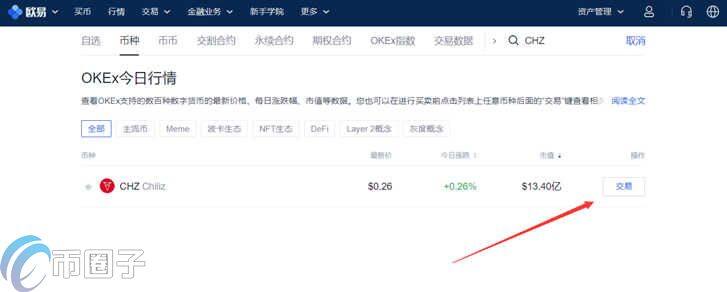 CHZ币怎么买?CHZ币买入和交易教程详解-第3张图片-欧意下载 CHZ币怎么买?CHZ币买入和交易教程详解-第3张图片-欧意下载