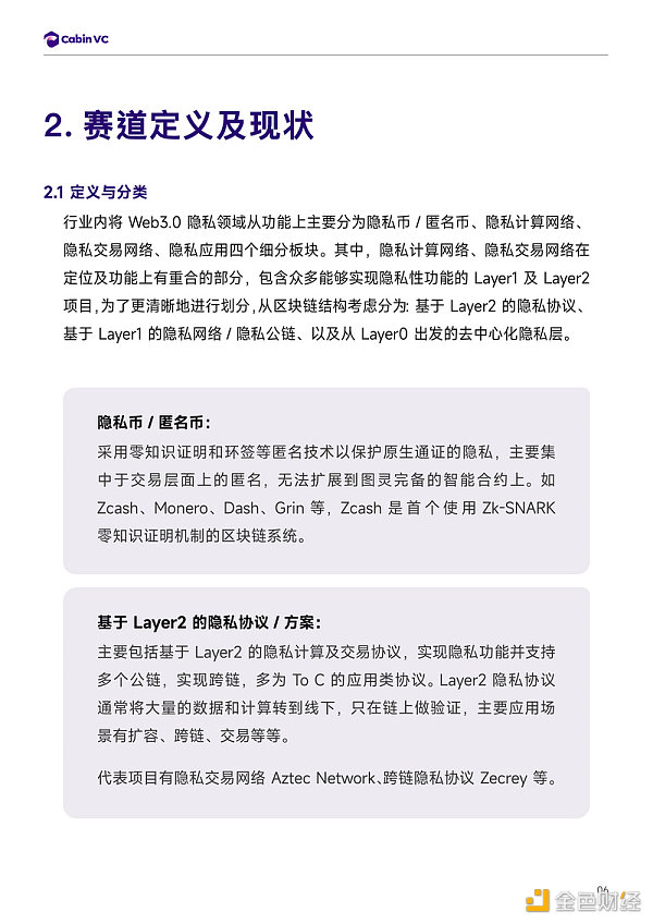 Cabin Report:隐私公链赛道解析-第7张图片-欧意下载 Cabin Report:隐私公链赛道解析-第7张图片-欧意下载