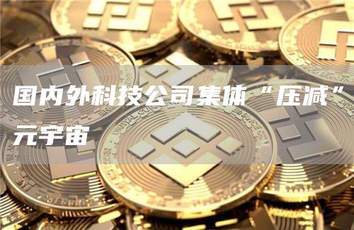 国内外科技公司集体“压减”元宇宙1