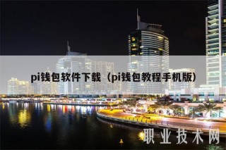 pi钱包软件下载（pi钱包教程手机版）