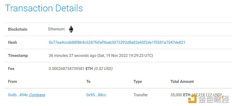 数据:34,999枚ETH 从Coinbase转移到未知钱包-第1张图片-欧意下载 数据:34,999枚ETH 从Coinbase转移到未知钱包-第1张图片-欧意下载