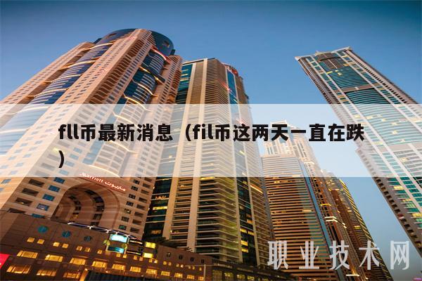 fll币最新消息(fil币这两天一直在跌)