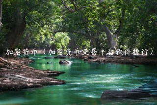 加密货币（加密货币交易平台软件排行）