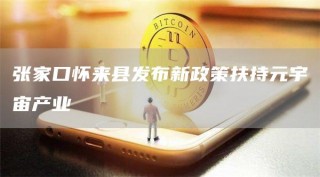 张家口怀来县发布新政策扶持元宇宙产业