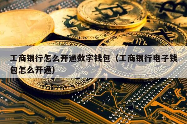 工商银行怎么开通数字钱包(工商银行电子钱包怎么开通)