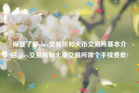 欧意下载最新官方app-深度了解ok 交易平台和火币 交易平台基本介绍 ok 交易平台和火币 交易平台哪个手续费低-第1张图片-欧意下载 欧意下载最新官方app-深度了解ok 交易平台和火币 交易平台基本介绍 ok 交易平台和火币 交易平台哪个手续费低-第1张图片-欧意下载