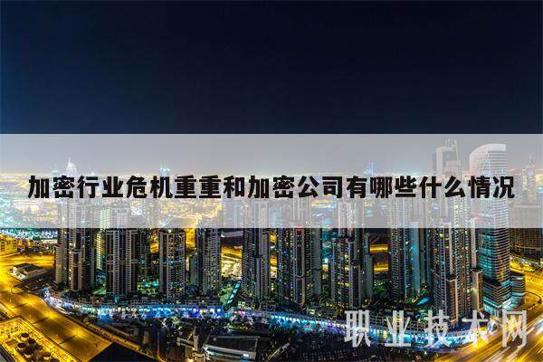 加密行业危机重重和加密公司有哪些什么情况-第1张图片-欧意下载