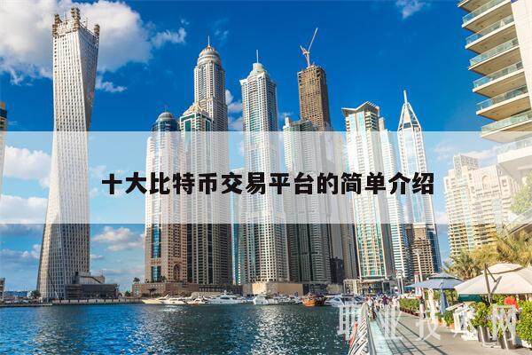 十大比特币交易平台的简单介绍-第1张图片-欧意下载