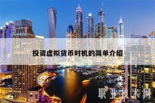 投资虚拟货币时机的简单介绍