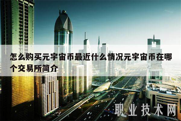 怎么购买元宇宙币最近什么情况元宇宙币在哪个交易平台简介-第1张图片-欧意下载 怎么购买元宇宙币最近什么情况元宇宙币在哪个交易平台简介-第1张图片-欧意下载