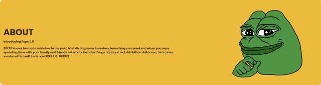 迷因币模仿潮爆发!PEPE 2.0一天上涨56.9%-第2张图片-欧意下载 迷因币模仿潮爆发!PEPE 2.0一天上涨56.9%-第2张图片-欧意下载