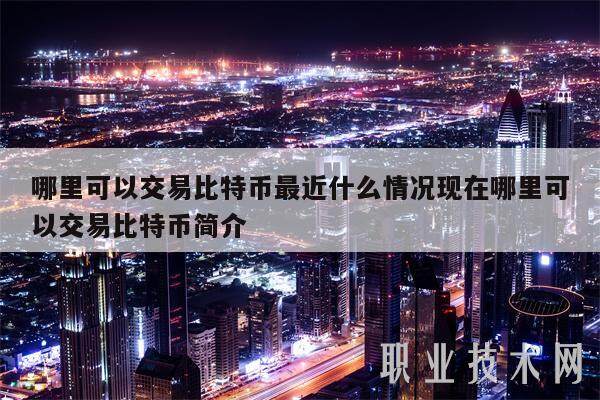 哪里可以交易比特币最近什么情况现在哪里可以交易比特币简介-第1张图片-欧意下载