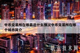 中币交易平台在哪最近什么情况中币交易平台在哪个城市简介