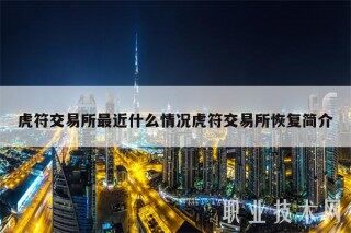 虎符交易平台最近什么情况虎符交易平台恢复简介
