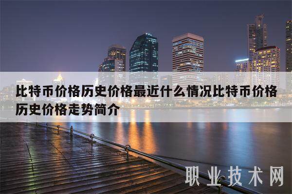 比特币价格历史价格最近什么情况比特币价格历史价格走势简介-第1张图片-欧意下载