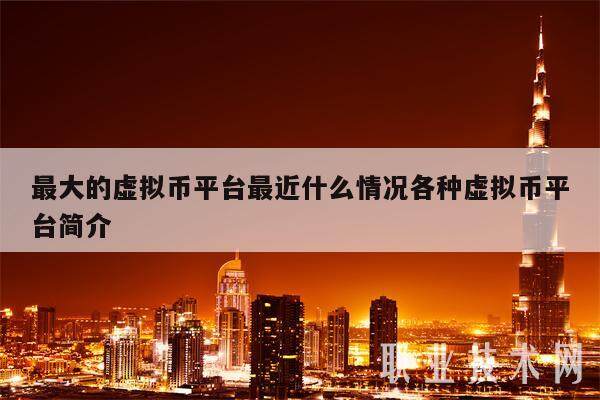 最大的虚拟币平台最近什么情况各种虚拟币平台简介-第1张图片-欧意下载