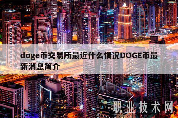 doge币交易平台最近什么情况DOGE币最新消息简介-第1张图片-欧意下载
