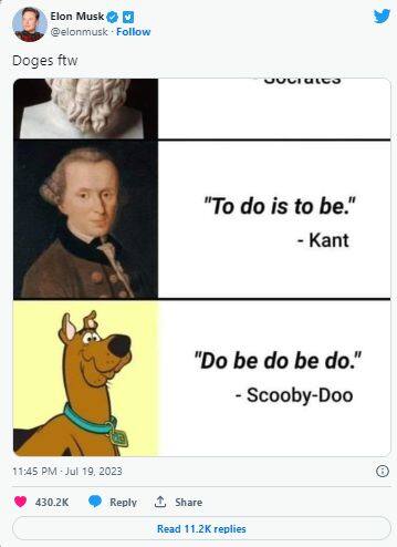 马斯克最新推特狗狗币（马斯克力挺狗狗币）-第1张图片-欧意下载