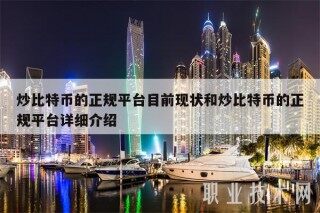 炒比特币的正规平台目前现状和炒比特币的正规平台详细介绍