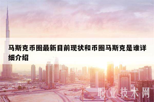 马斯克币圈最新目前现状和币圈马斯克是谁详细介绍-第1张图片-欧意下载