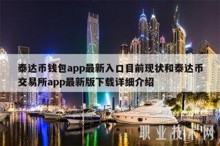 泰达币钱包app最新入口目前现状和泰达币交易平台app最新版下载详细介绍