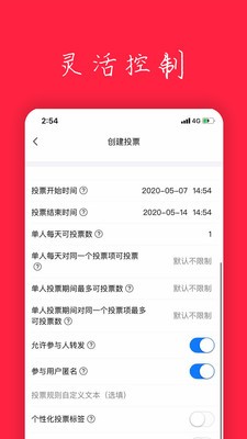 投票活动评选